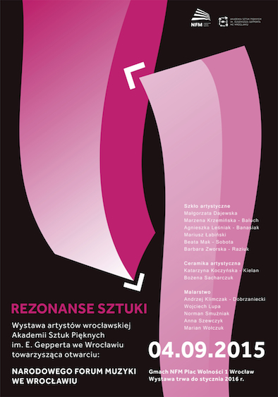 Rezonanse / NFM / plakat: Marcin Szewczyk