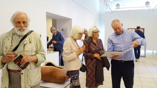 Fragment wystawy Joanny Opalskiej-Brzeckiej pt. U/ARCY/PRZE TWORY