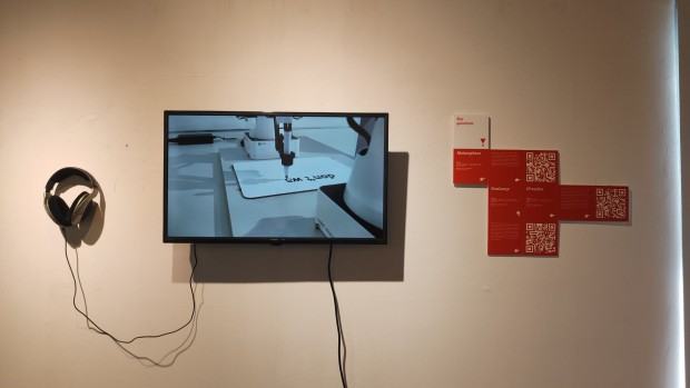 Sebastian Sobótka, praca „iPreacher” w ramach Empathic Design, Czong Institute for Contemporary Art (CICA), Korea, 2024, zdj. Dominika Sobolewska