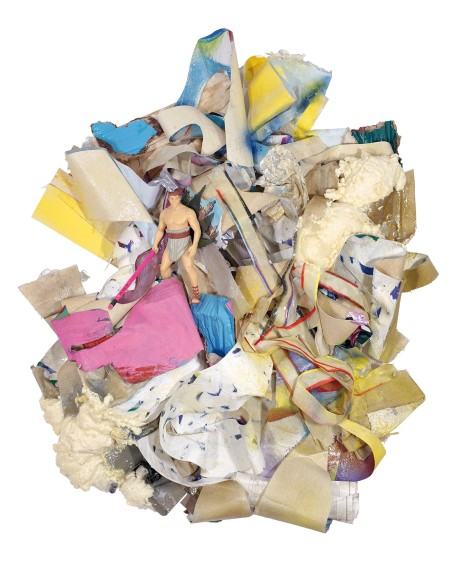 Bartosz Kokosiński, Międzynarodowa ameba, 2018, technika mieszana, 85 × 71 × 19 cm