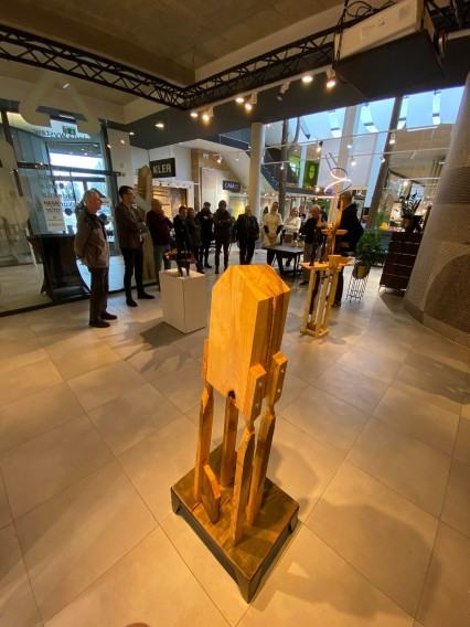 Fragment wystawy Marka Ruszkiewicza, pt. Części wspólne