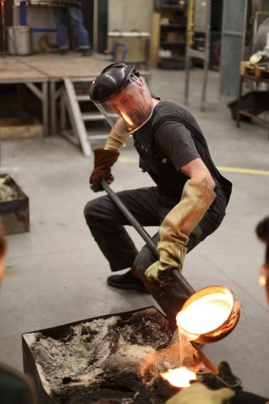 Collaborative glass foundry