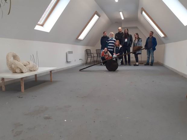 fotorelacja z pleneru rzeźbiarskiego Rzeźba wobec funkcji