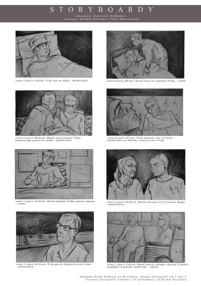 Katarzyna Bublewicz, storyboardy - Lot, 2013-2014 Katarzyna Bublewicz, storyboardy - Lot, 2013-2014
