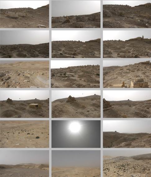 Maria Wrońska, Izrael, 2014, Pustynia Cmentarz, kadry z wideo