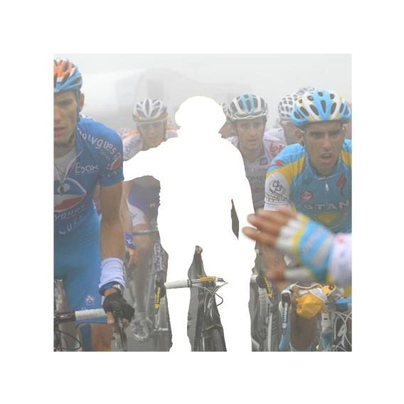 Patrycja Sap-Przedwojewska, Contador z cyklu Legendaru athletes not winning their most important competitions, druk cyfrowy, 25x25 cm, 2019