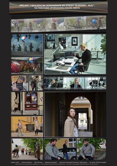 Emilia Mrozińska, etiuda filmowa klej, dyplom, 2017 Emilia Mrozińska, etiuda filmowa klej, dyplom, 2017