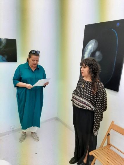 obrona dyplomowa z malarstwa Alegoria Nieskończoność - Byty Nieoczywiste.