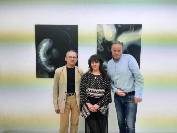 obrona dyplomowa z malarstwa Alegoria Nieskończoność - Byty Nieoczywiste.