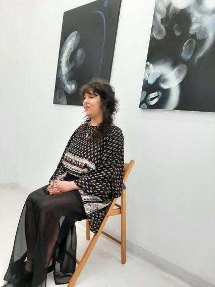 obrona dyplomowa z malarstwa Alegoria Nieskończoność - Byty Nieoczywiste.