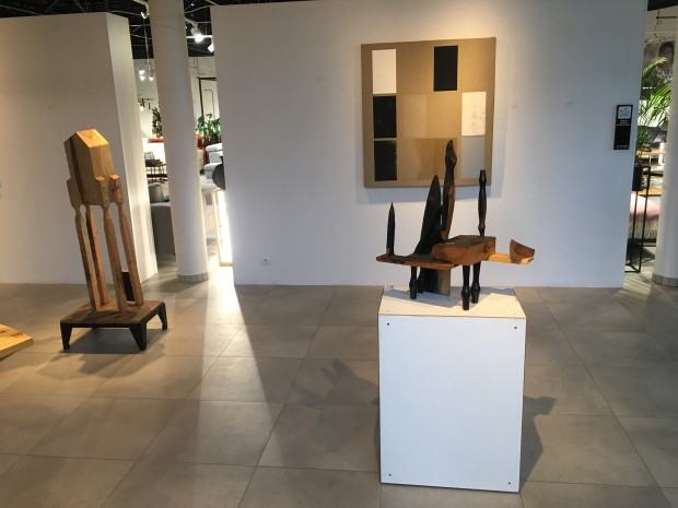 Fragment wystawy Marka Ruszkiewicza, pt. Części wspólne