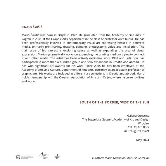 Wystawa: Na południe od granicy, na zachód od słońca