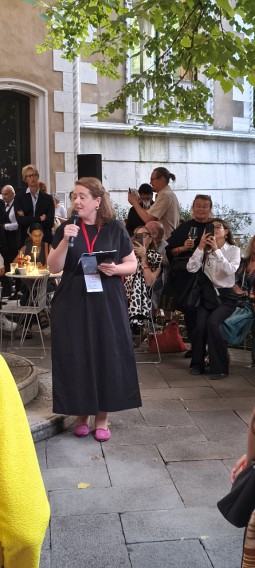 Dr Agnieszka Leśniak Banasiak na the Venice Glass Week 2025