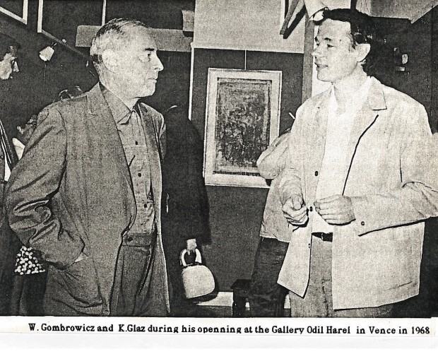 Witold Gombrowicz i Kazimierz Głaz