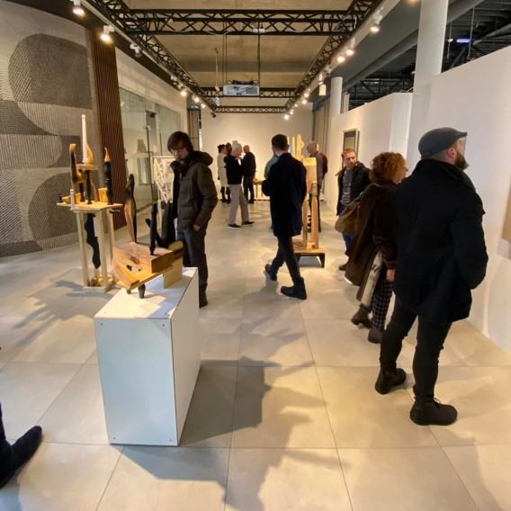 Fragment wystawy Marka Ruszkiewicza, pt. Części wspólne