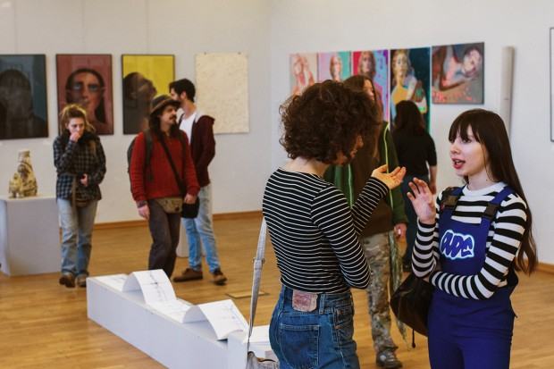 Wernisaż wystawy studentów z wymiany Erasmus