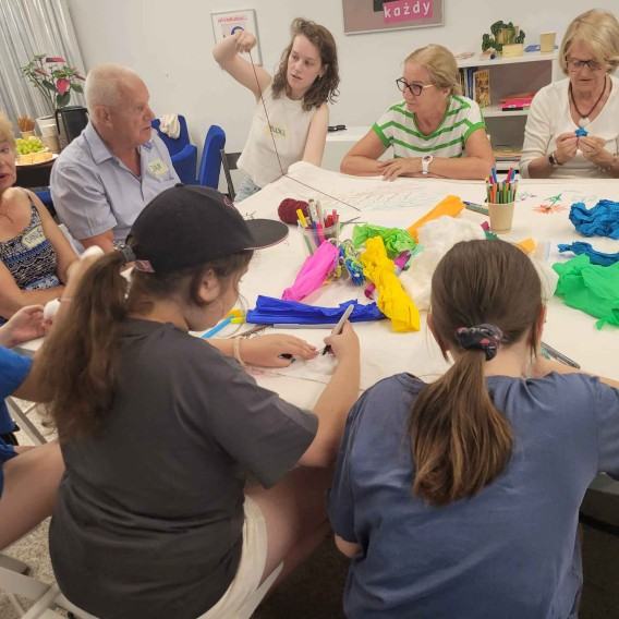 Basia Włoszczyk, warsztaty międzypokoleniowe