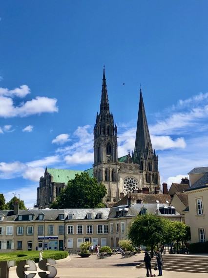 Chartres, katedra Chartres, katedra