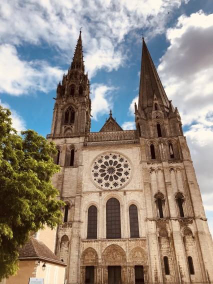 Chartres, katedra Chartres, katedra