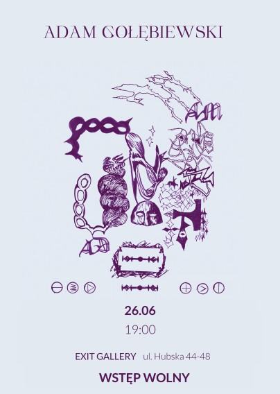 Adam Gołębiewski _ plakat