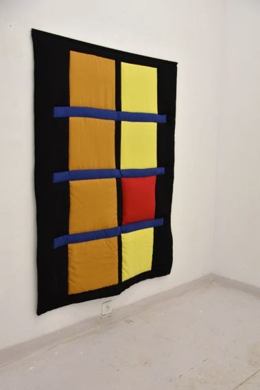 Fragment wystawy Marcina Derdy pt. Transformers