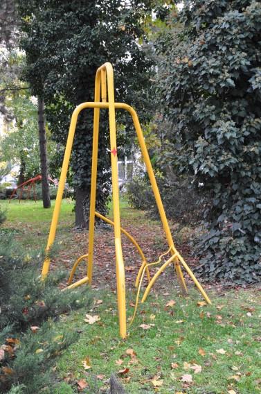 Fragment wystawy „Cosmic Nature” w Ogrodzie ASP przy ul. Traugutta we Wrocławiu.