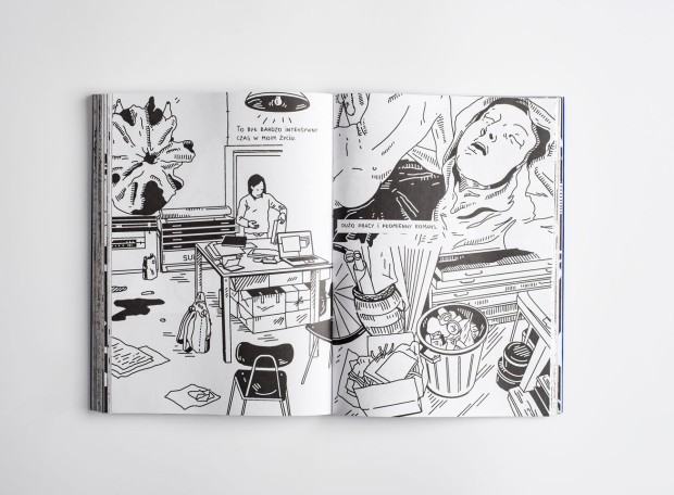 Opowieści aborcyjne, rysunki: Beata Rojek, scenariusz: Beata Rojek i Sonia_Sobiech, fot. Małgorzata Kujda