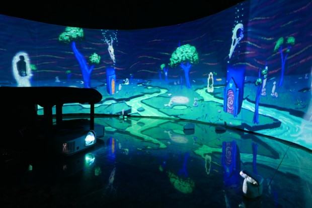 Eva Kozárová, wydarzenie interaktywne – światło-cienia