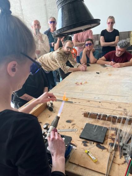 Sympozjum Dmuchaczy Szkła w płomieniu palnika