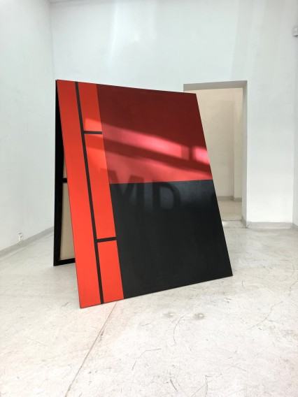 Fragment wystawy Marcina Derdy pt. Transformers