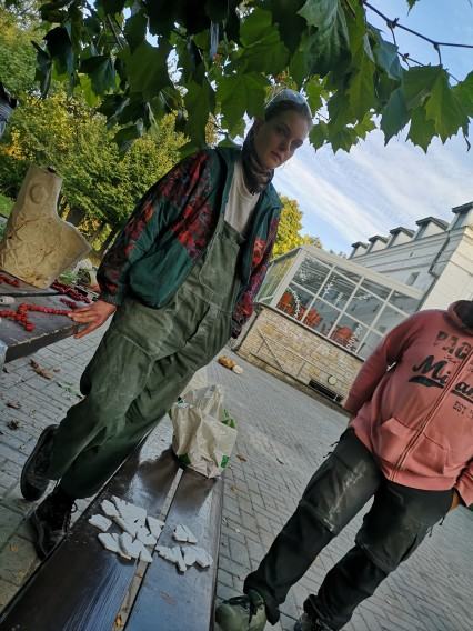 V plener rzeźbiarski zorganizowany w Centrum Rzeźby Polskiej w Orońsku, 2022 r.