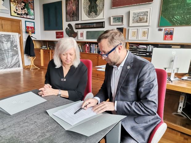 Nadanie patronatu ASP dla Liceum Sztuk Plastycznych