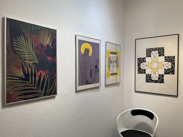 Otwrcie wystawy Zadrukowni w Galerii Pokusa w Wiesbaden