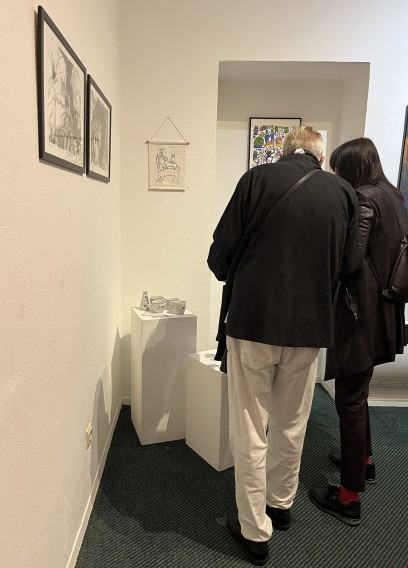 Otwrcie wystawy Zadrukowni w Galerii Pokusa w Wiesbaden