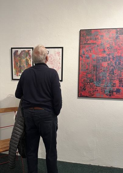 Otwrcie wystawy Zadrukowni w Galerii Pokusa w Wiesbaden