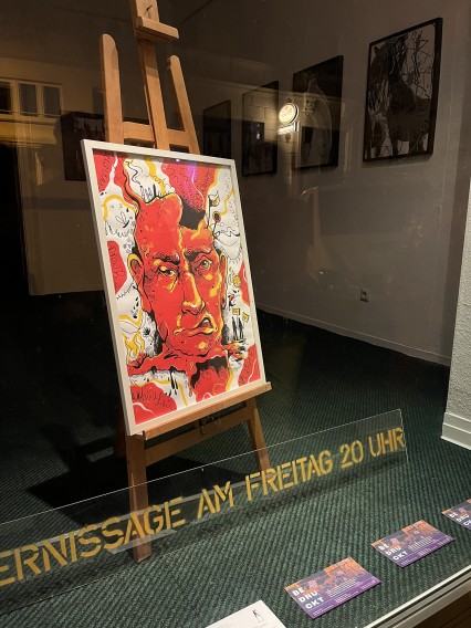 Otwrcie wystawy Zadrukowni w Galerii Pokusa w Wiesbaden