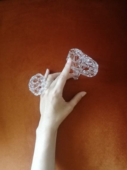 Katarzyna Gemborys, Mycellium, set 2 rings, 2023