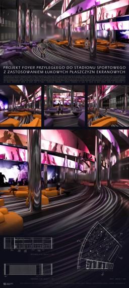 Kateryna Svichkar, Foyer obiektu sportowego