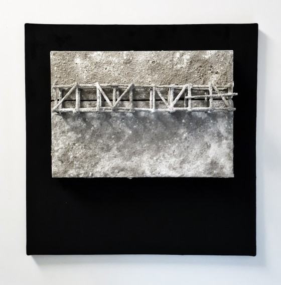 Marek Kulig, Constellatio – Occultatum, 66x66 cm, assemblage, 2021