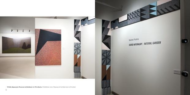 Marlena Promna, fragment wystawy Ogród naturalny, Muzeum Architektury we Wrocławiu, 2020 Marlena Promna, fragment wystawy Ogród naturalny, Muzeum Architektury we Wrocławiu, 2020
