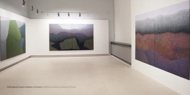 Marlena Promna, fragment wystawy Ogród naturalny, Muzeum Architektury we Wrocławiu, 2020 Marlena Promna, fragment wystawy Ogród naturalny, Muzeum Architektury we Wrocławiu, 2020