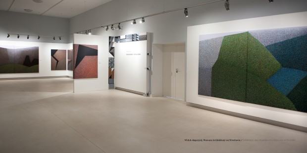 Marlena Promna, fragment wystawy Ogród naturalny, Muzeum Architektury we Wrocławiu, 2020 Marlena Promna, fragment wystawy Ogród naturalny, Muzeum Architektury we Wrocławiu, 2020