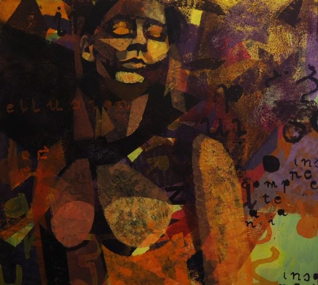 Maria Kąkol, dellusion, 2021, technika akrylowa na desce, 64x71 cm, zdj. autorka