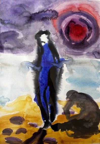 Marcin Czeski, „Może morze” 40x60 cm, 2023 r.