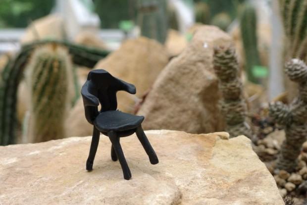 Stadium. Wystawa rzeźby w Ogrodzie Botanicznym, zdj. Zofia Grzybowska