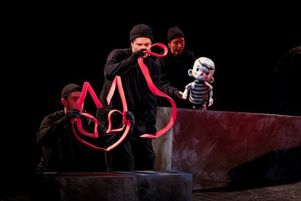 Premiera spektaklu Ojoj. Wielka historia małej kreski, zdj. Dominika Hudziec