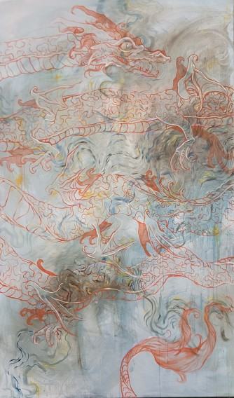 Karolina Matuszewska, Oriental  IV, 120x200 cm, olej na płótnie