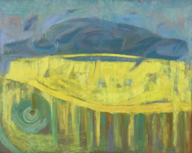 Piotr Kielan, U stóp mojej pracowni, olej na płótnie, 120x160 cm, 2005