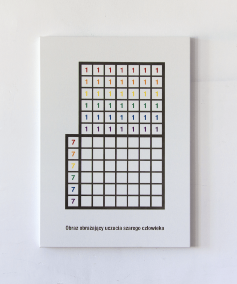 Piotr Kmita, Obraz obrażający uczucia szarego człowieka, olej na płótnie, 72 x 100 cm, 2019