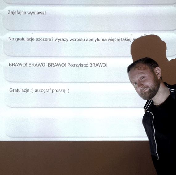 Piotr Kmita, Komentarze, instalacja interaktywna, 2012